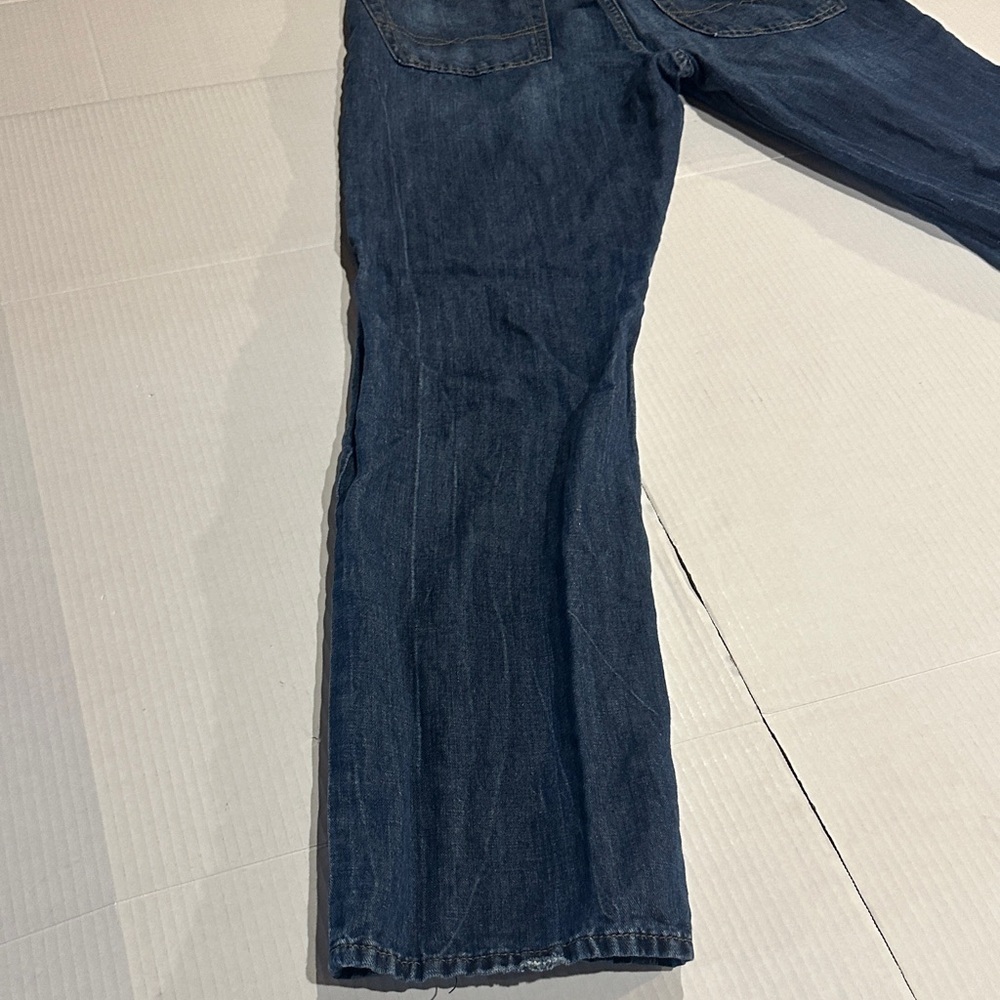 Lucky Brand 363 straight Blue lightweight Jeans zipper and multiple pockets 32 - Picture 9 of 14
